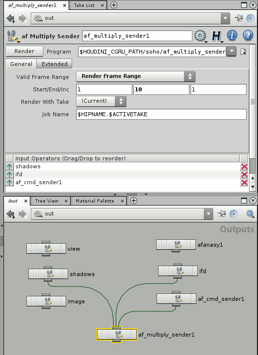 Afanasy Submit Houdini